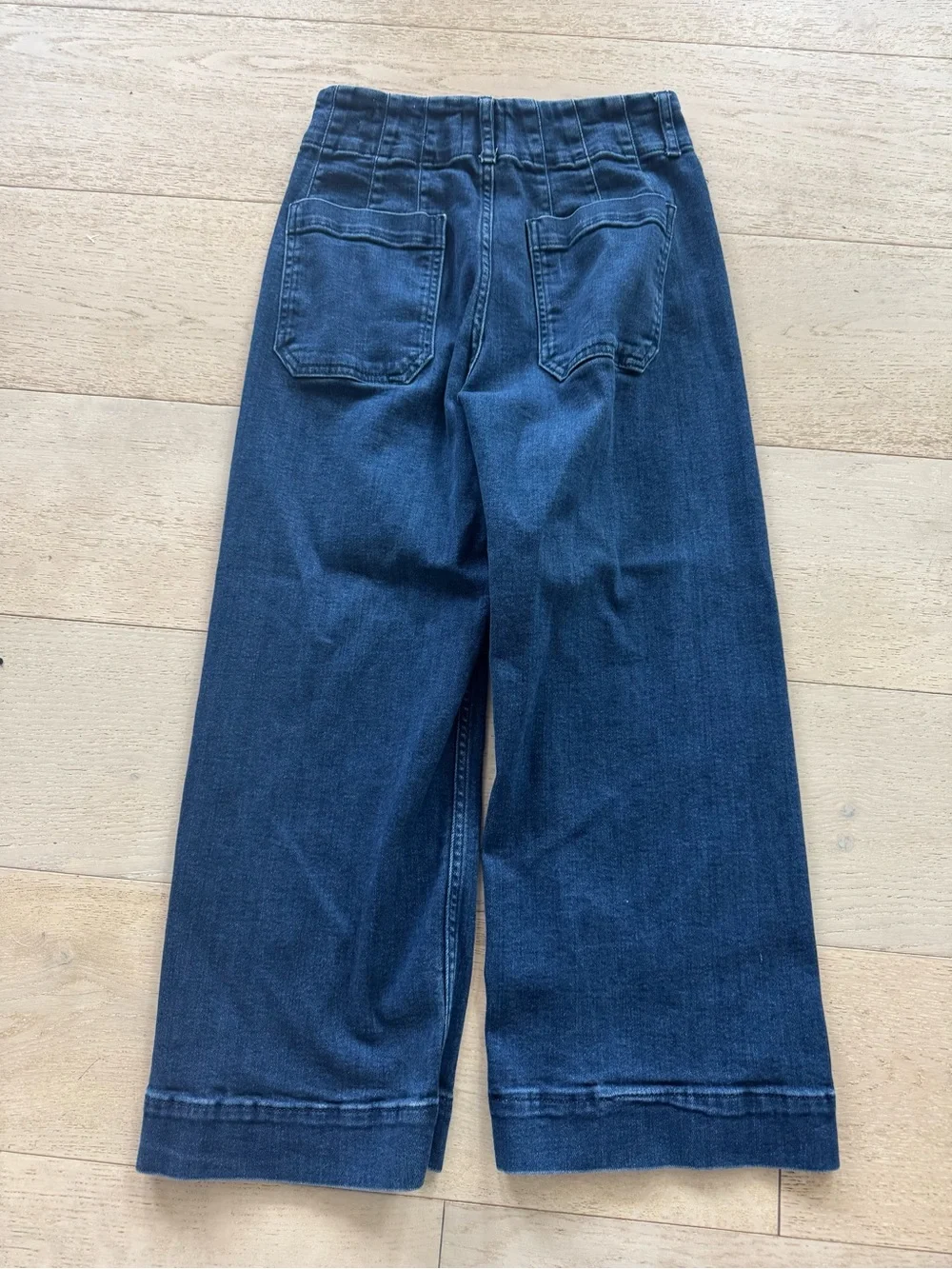 Maeve Colette Crop High Rise Wide Leg Jeans Size 27P - Picture 4 of 9